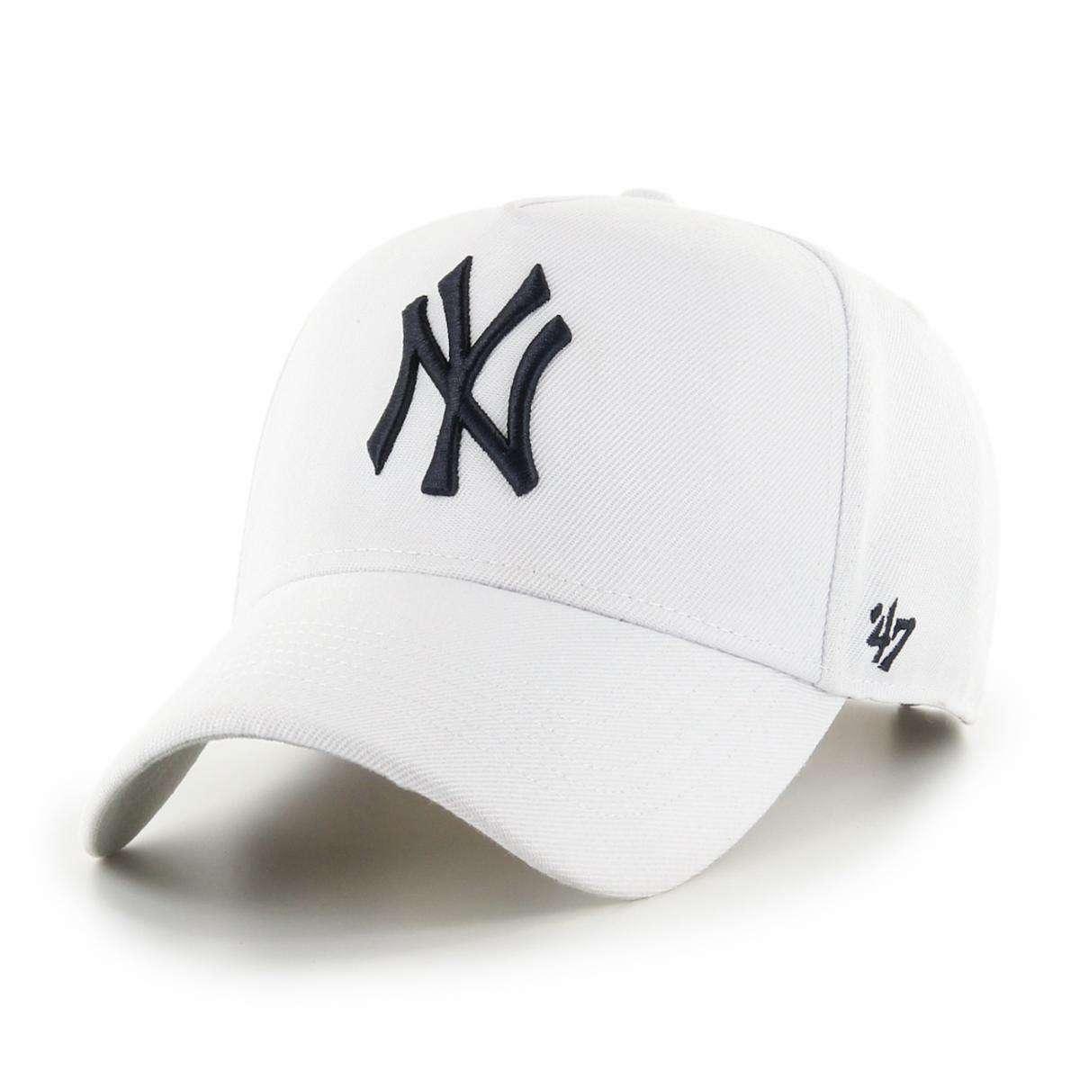 47 Brand Caps New York Yankees '47 MLB Team MVP DT Pinch Curve Snapback Hat - White