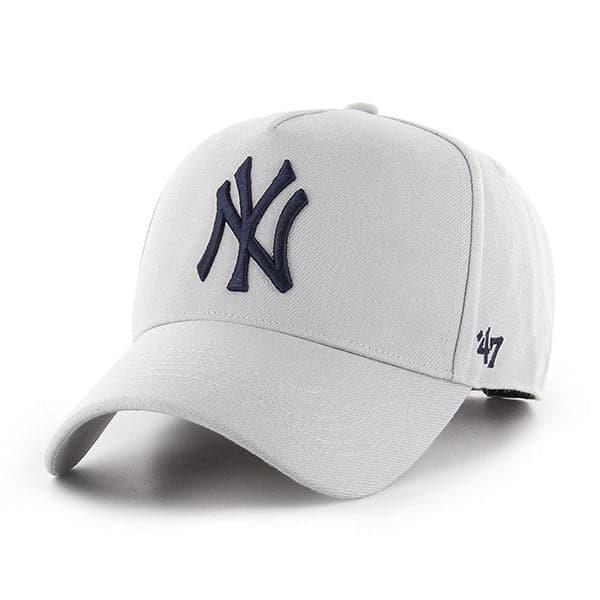47 Brand Caps New York Yankees '47 MLB Team MVP DT Snapback Hat - Grey