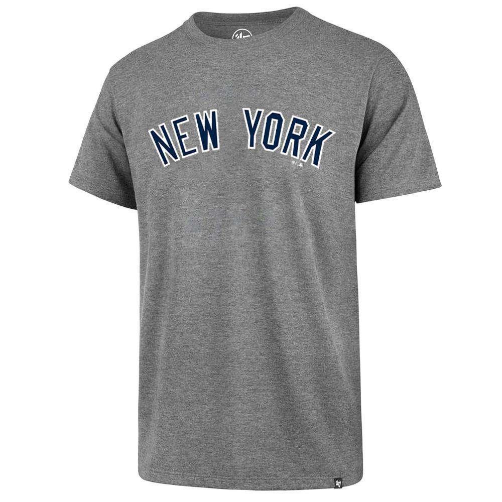 47 Brand T-Shirts New York Yankees '47 MLB Wordmark Splitter T-Shirt - Grey