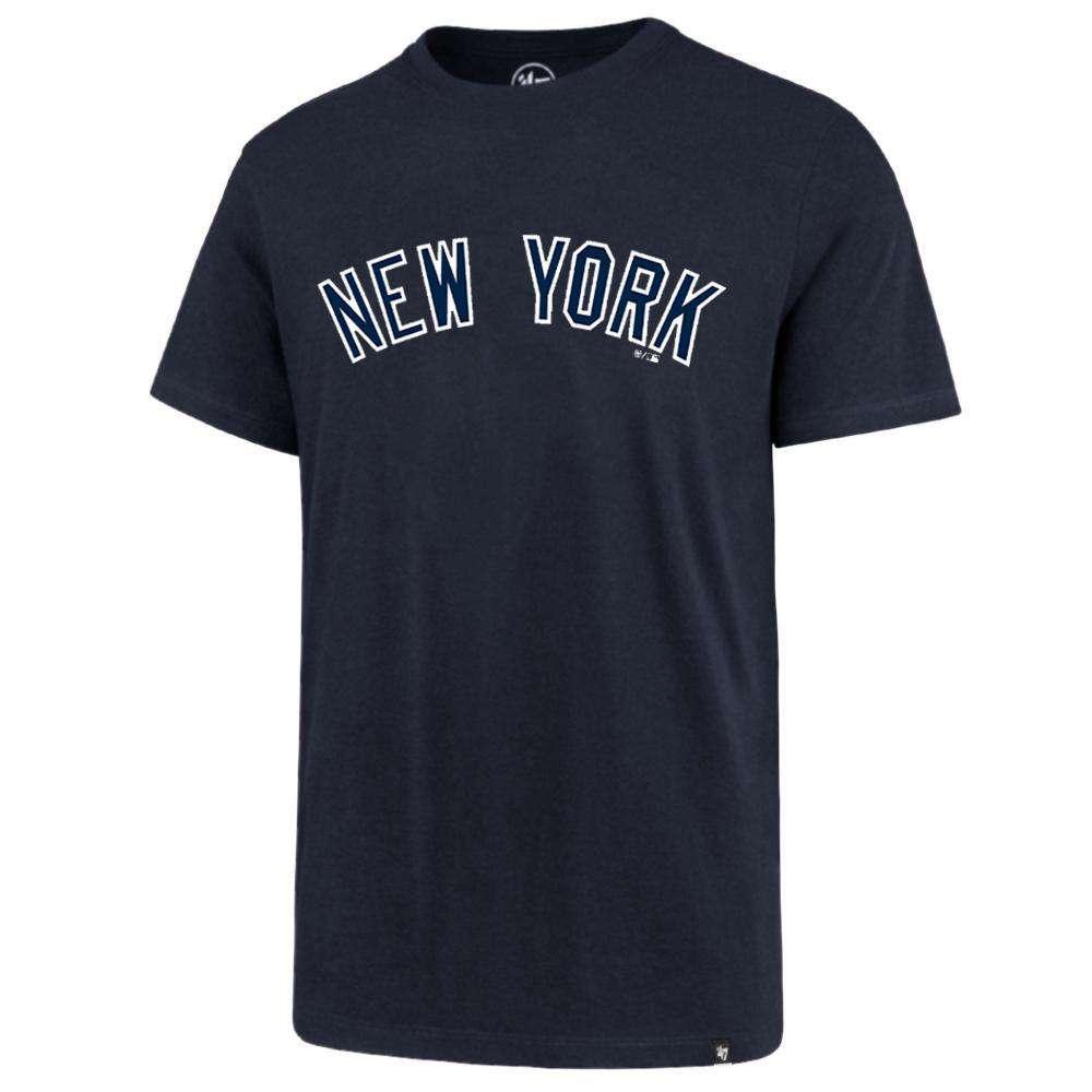 47 Brand T-Shirts New York Yankees '47 MLB Wordmark Splitter T-Shirt - Navy