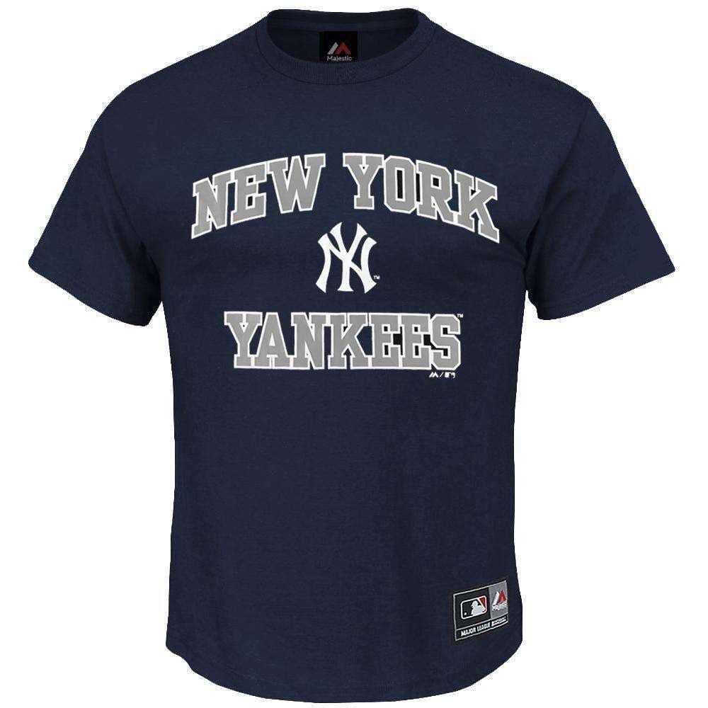 Majestic Athletic T-Shirts New York Yankees Majestic MLB Despa T-Shirt - Navy
