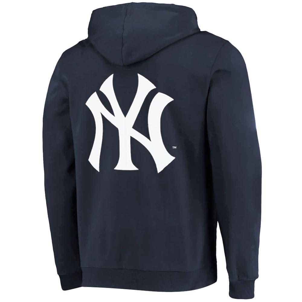 Majestic Athletic Jumpers New York Yankees Majestic MLB Duke Hoodie Jumper - Navy