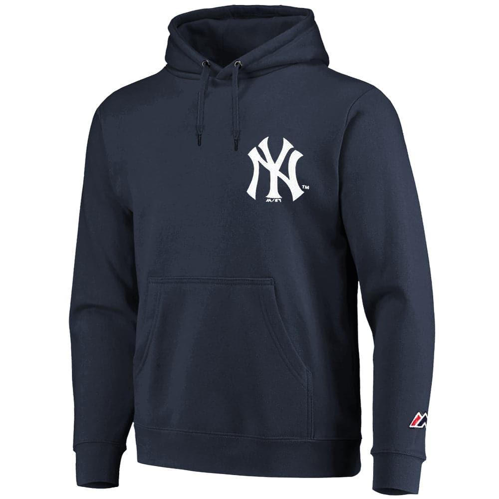 Majestic Athletic Jumpers New York Yankees Majestic MLB Duke Hoodie Jumper - Navy