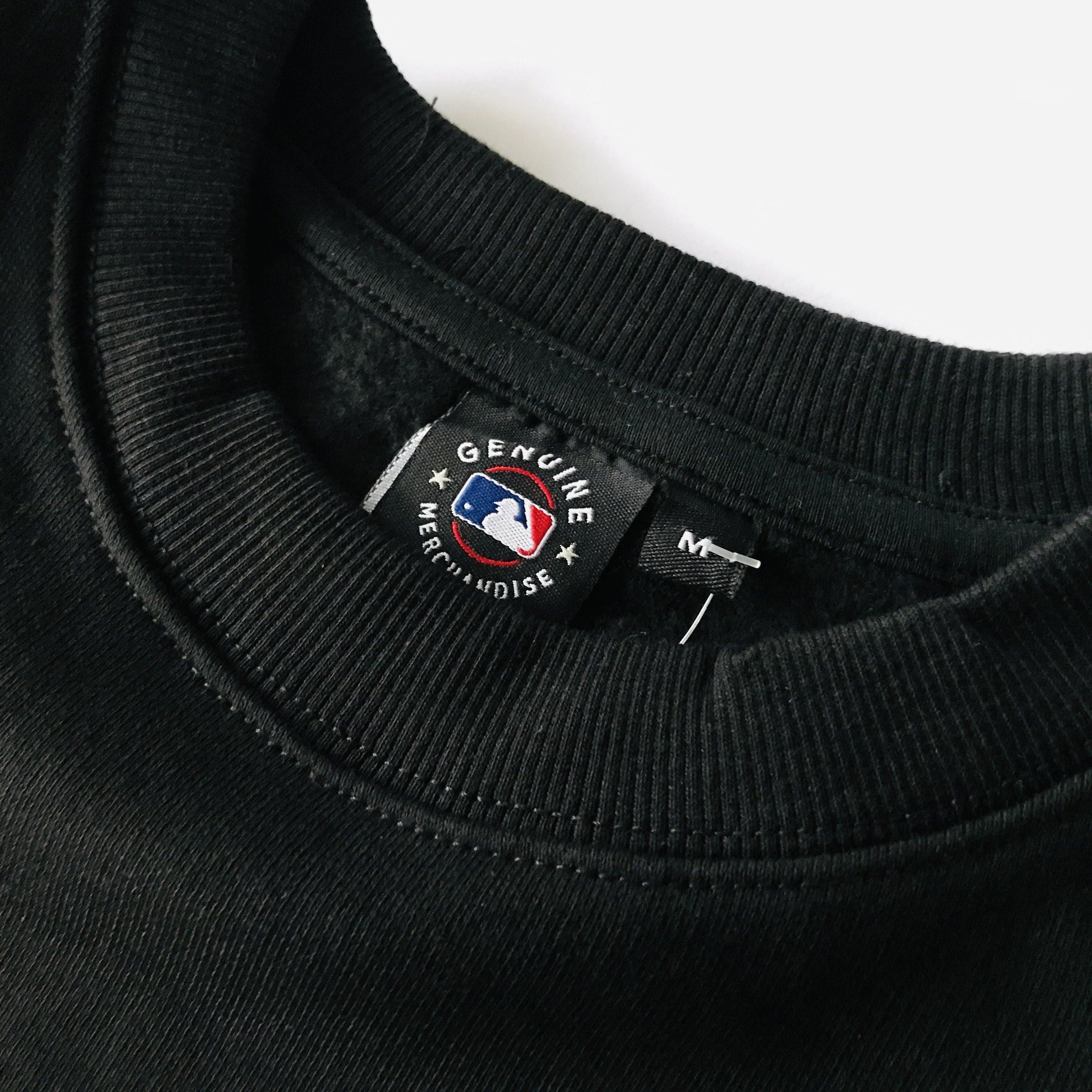 Majestic Athletic Jumpers New York Yankees Majestic MLB Gamily Crew Jumper - Black