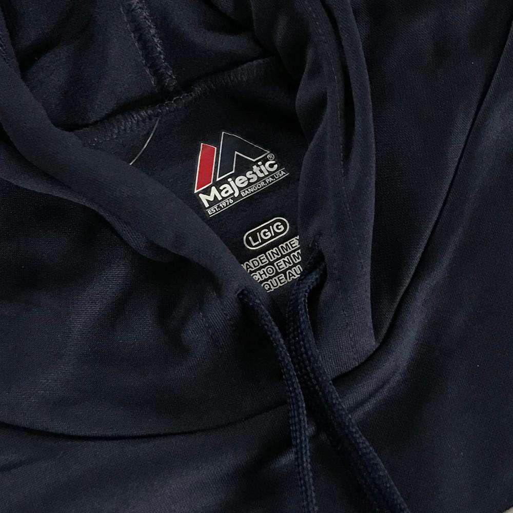 Majestic Athletic Jumpers New York Yankees Majestic MLB High Energy Performance Hoodie Jumper - Navy