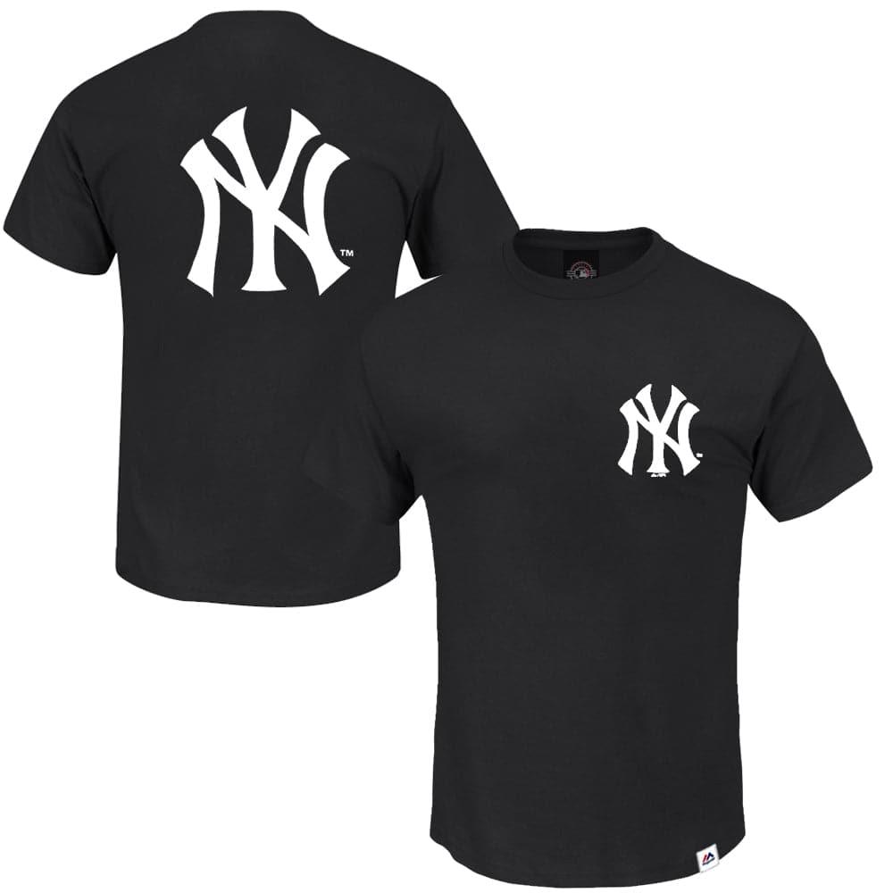 Majestic Athletic T-Shirts New York Yankees Majestic MLB Jeaner T-Shirt - Black