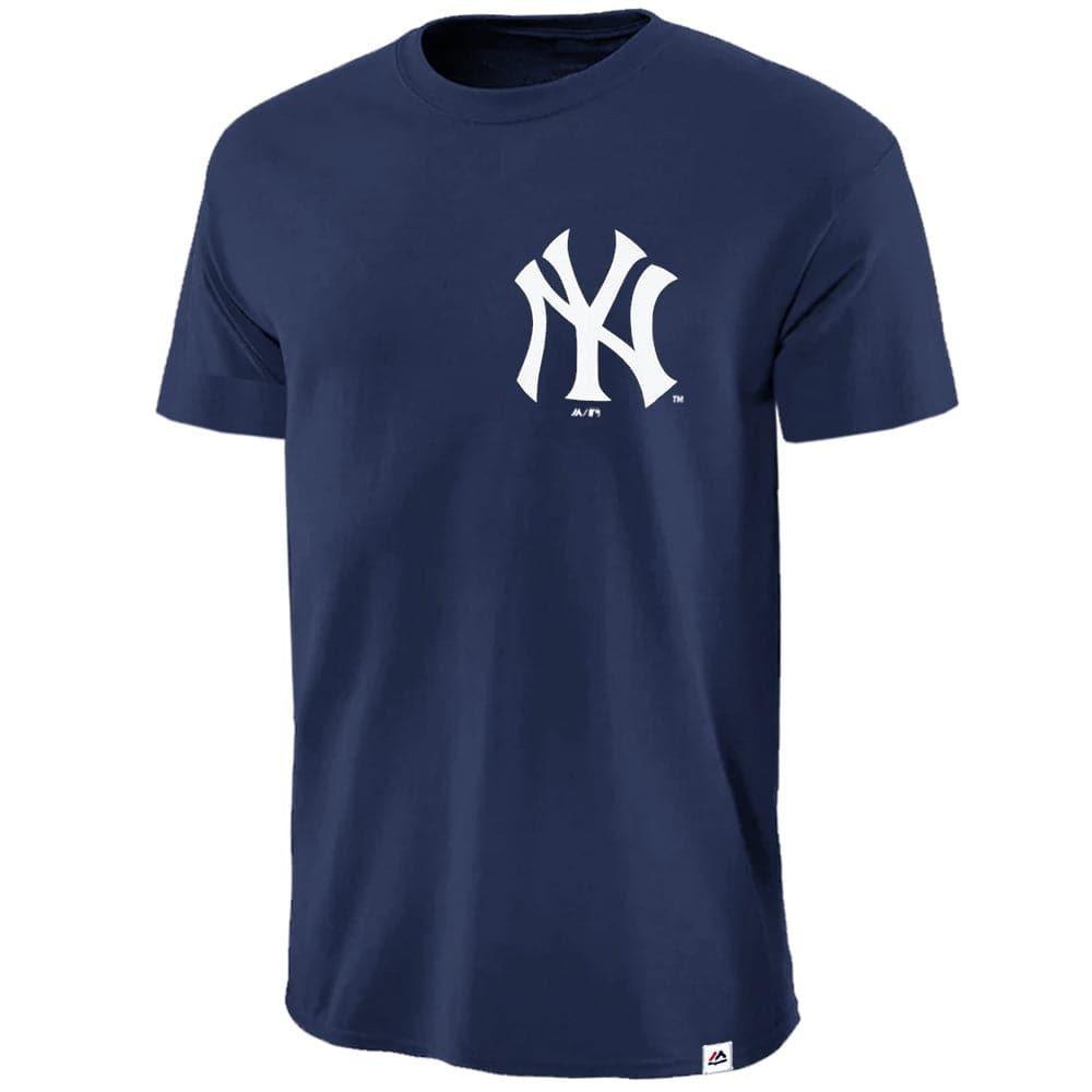 Majestic Athletic T-Shirts New York Yankees Majestic MLB Skyliner T-Shirt - Navy