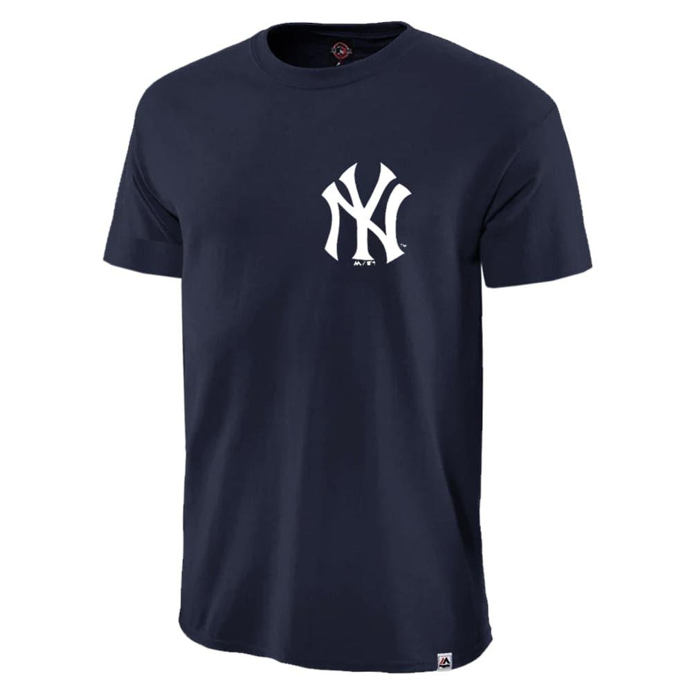 Majestic Athletic T-Shirts New York Yankees Majestic MLB Syngar T-Shirt - Navy