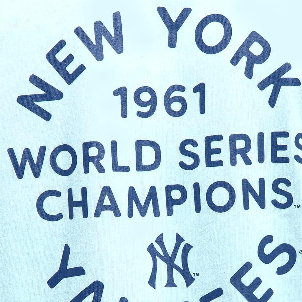 Majestic Athletic T-Shirts New York Yankees Majestic MLB Throwback Champions T-Shirt - Ice