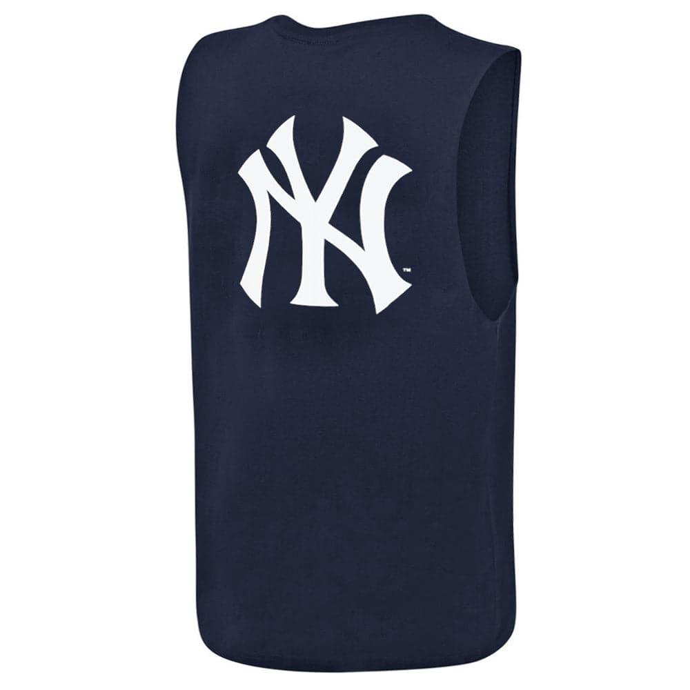 Majestic Athletic T-Shirts New York Yankees Majestic MLB Yisser Sleeveless Muscle T-Shirt - Navy