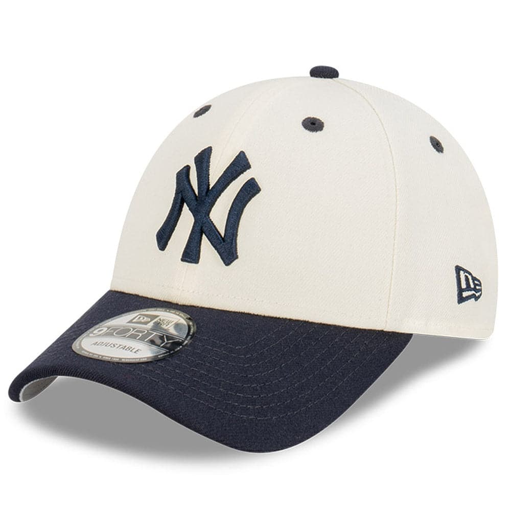 New Era Caps New York Yankees New Era MLB 00 Subway Series 9FORTY Snapback Hat - Chrome