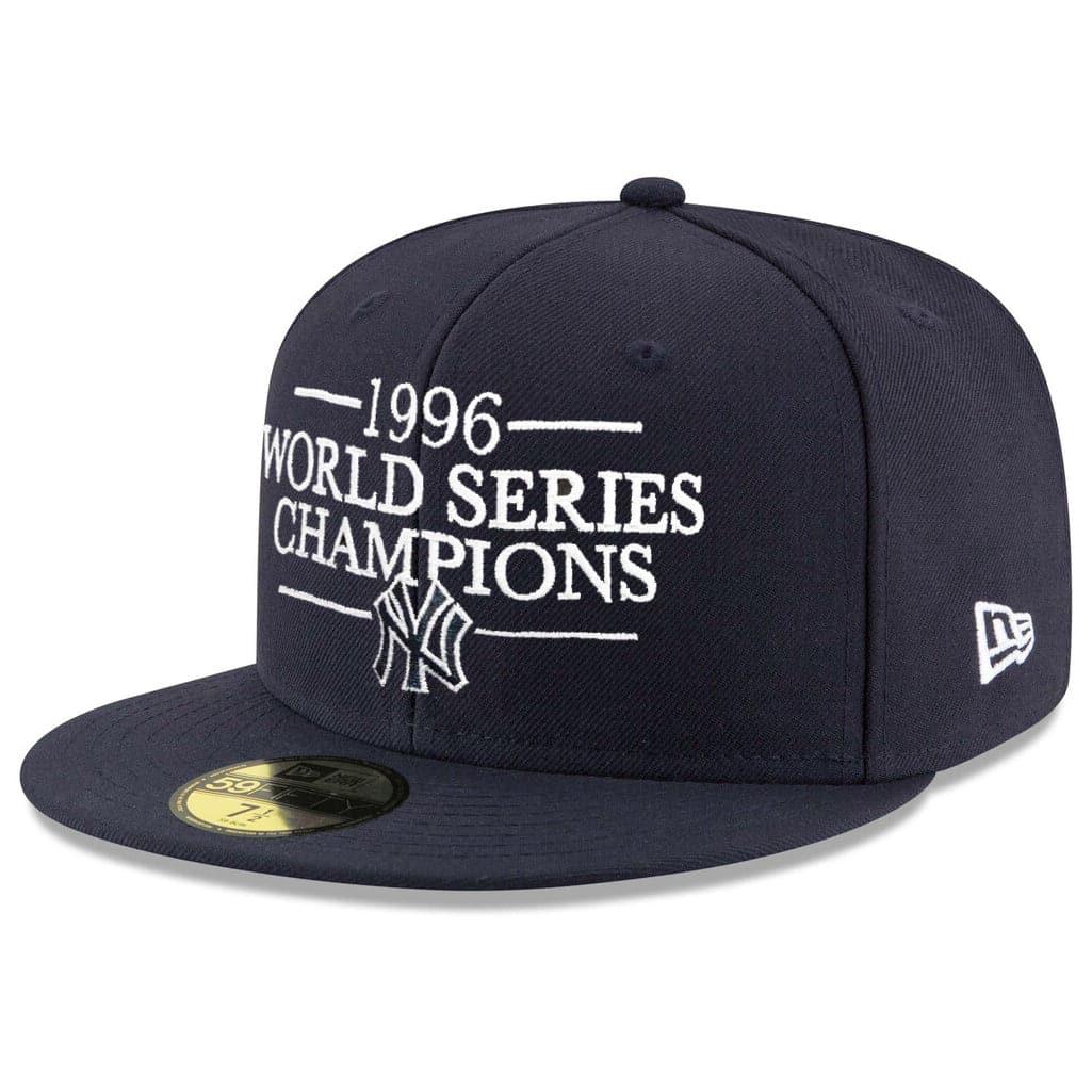 New Era Caps New York Yankees New Era MLB 1996 World Champions 59FIFTY Fitted Hat - Navy