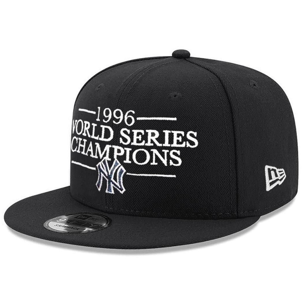 New Era Caps New York Yankees New Era MLB 1996 World Series Champions 9FIFTY Snapback Hat - Black