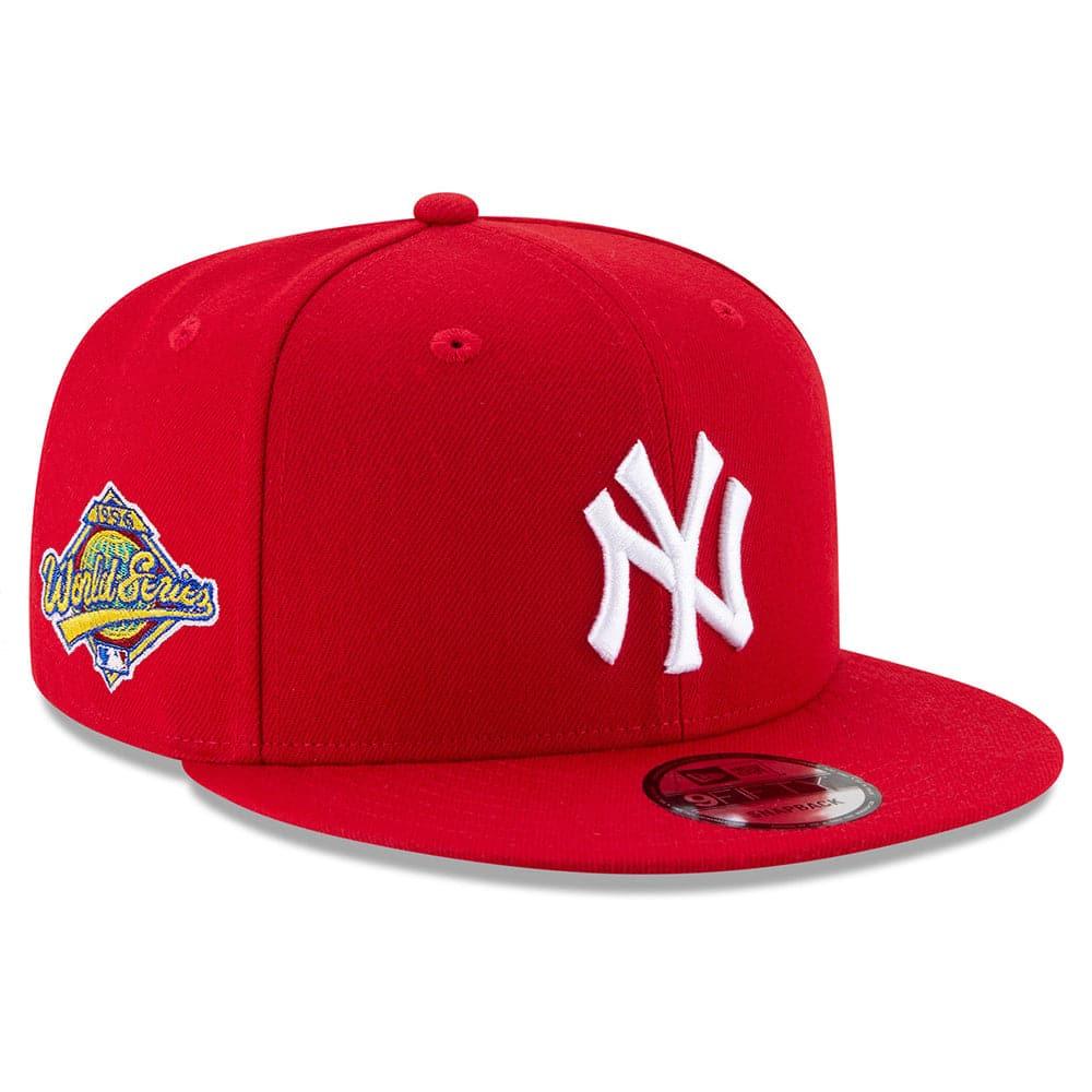 New Era Caps New York Yankees New Era MLB 1996 World Series Side Patch 9FIFTY Snapback Hat - Red