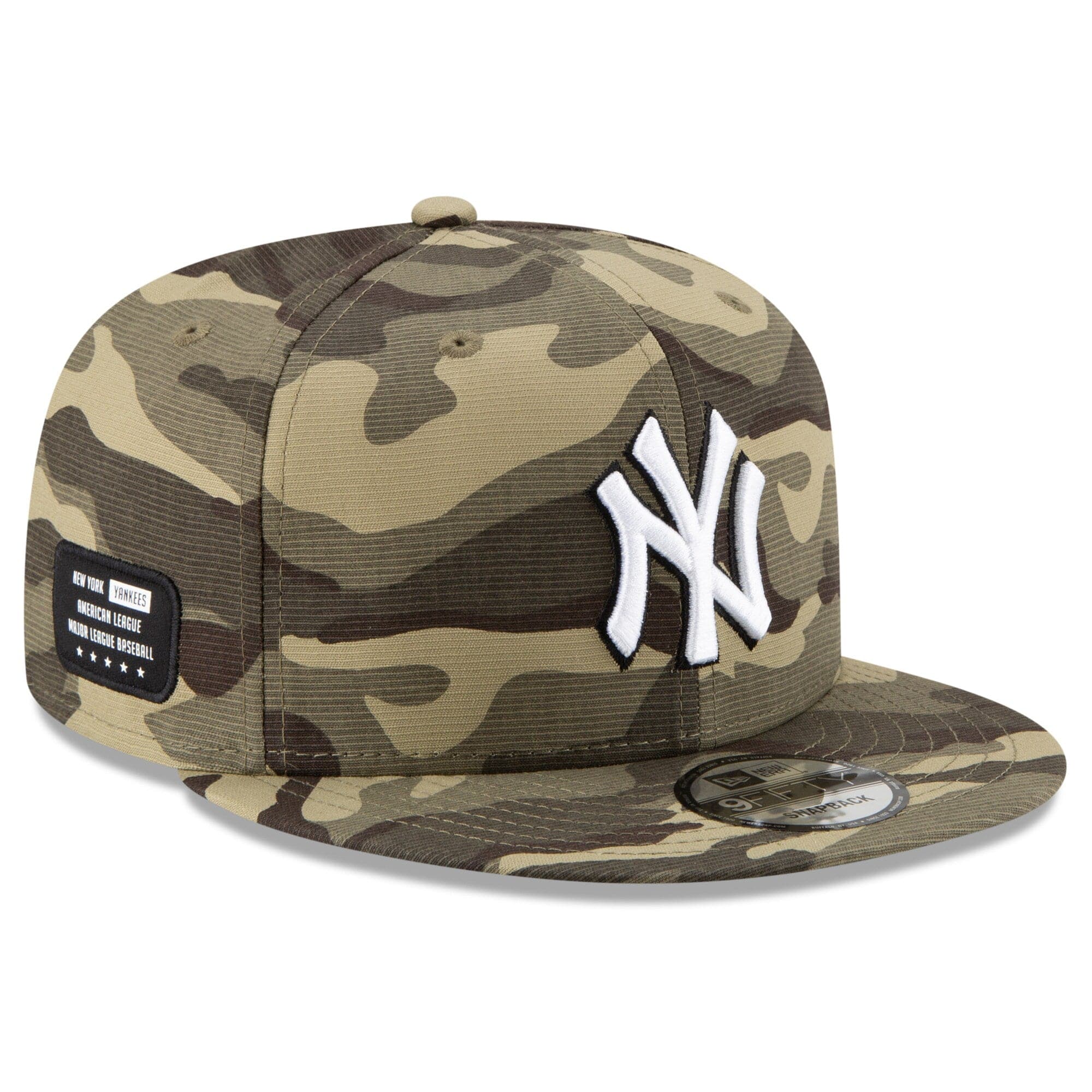 New Era Caps New York Yankees New Era MLB 2021 Armed Forces 9FIFTY Snapback Hat - Camo