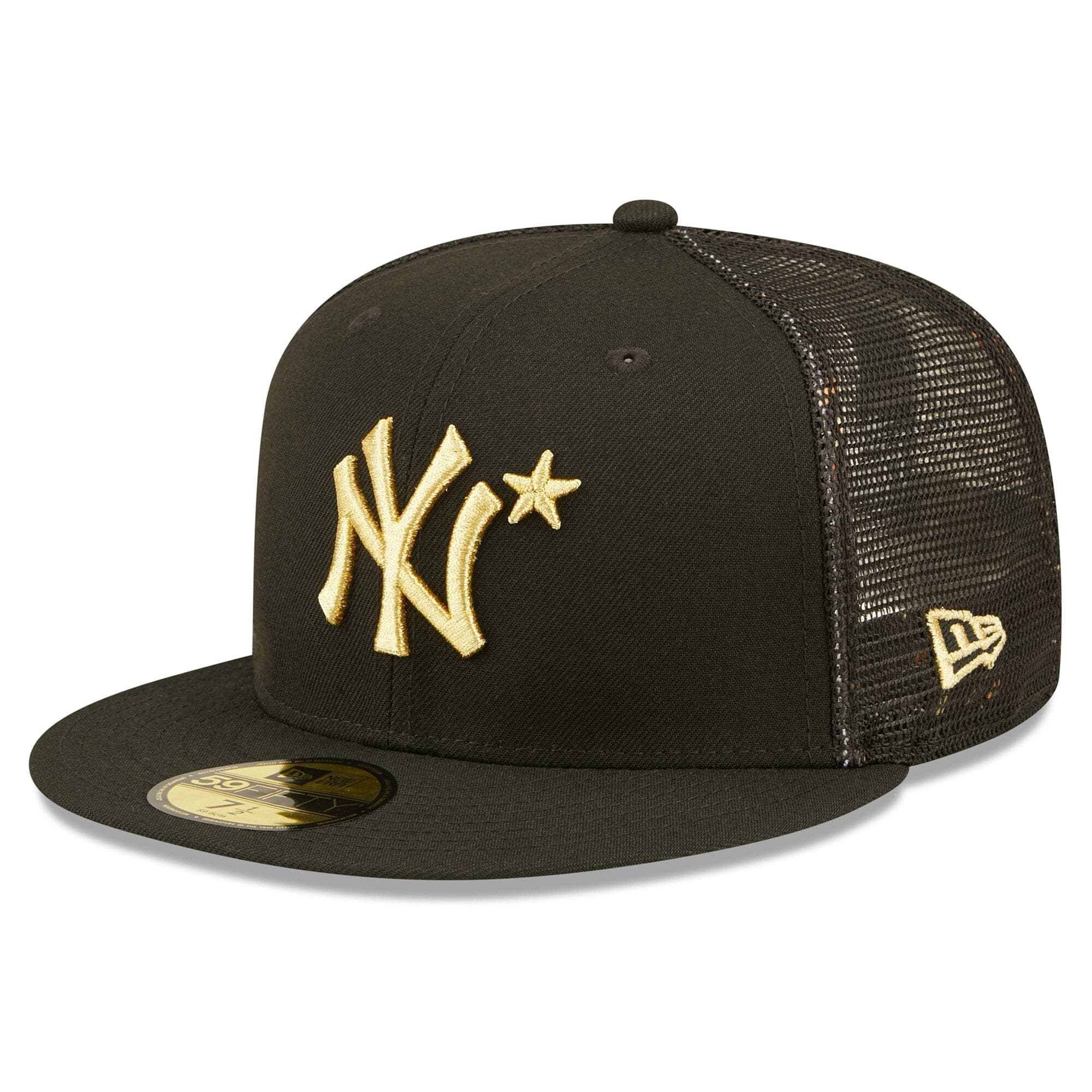 New Era Caps New York Yankees New Era MLB 2022 All-Star Game 59FIFTY Trucker Fitted Hat - Black