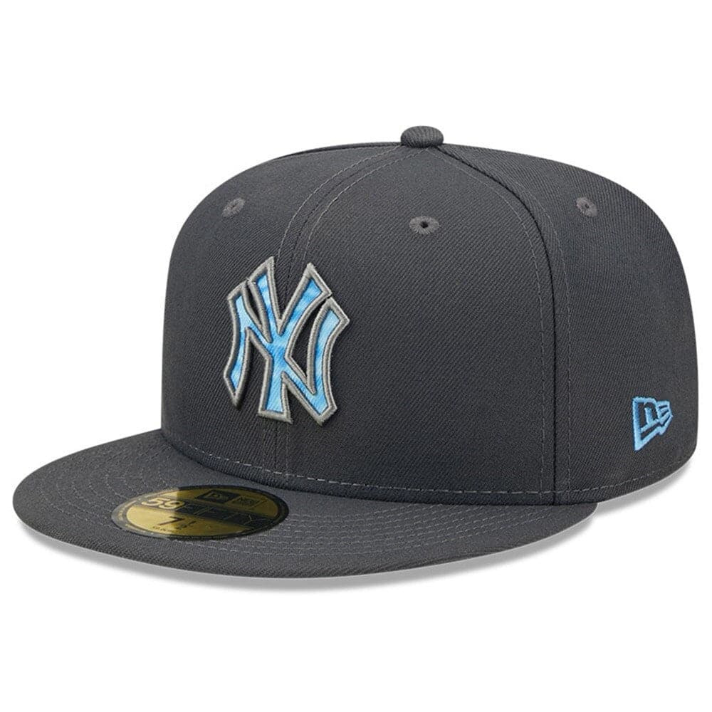 New Era Caps New York Yankees New Era MLB 2022 Fathers Day 59FIFTY Fitted Hat - Graphite