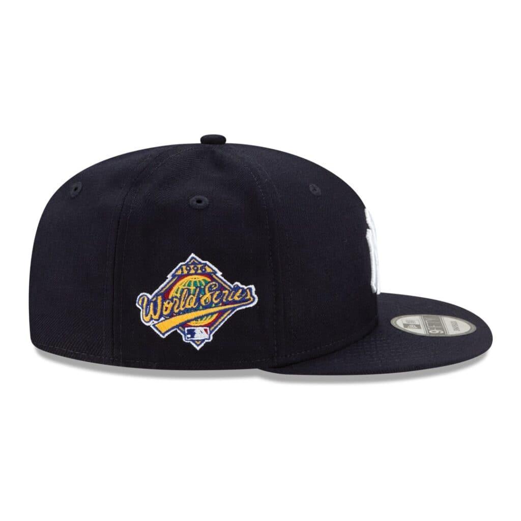 New Era Caps Adjustable M/L New York Yankees New Era MLB 96 World Series Patch 9FIFTY Snapback Hat - Navy