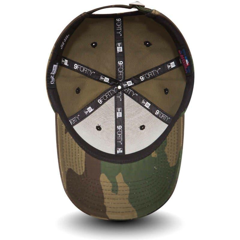 New Era Caps New York Yankees New Era MLB 9FORTY Camo Curve Cloth Strap Hat