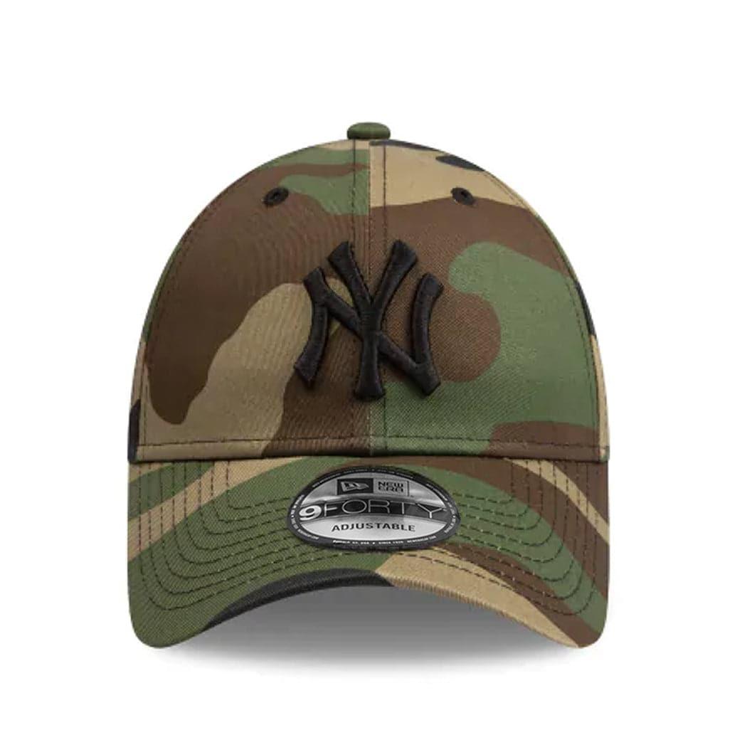 New Era Caps New York Yankees New Era MLB 9FORTY Camo Curve Cloth Strap Hat