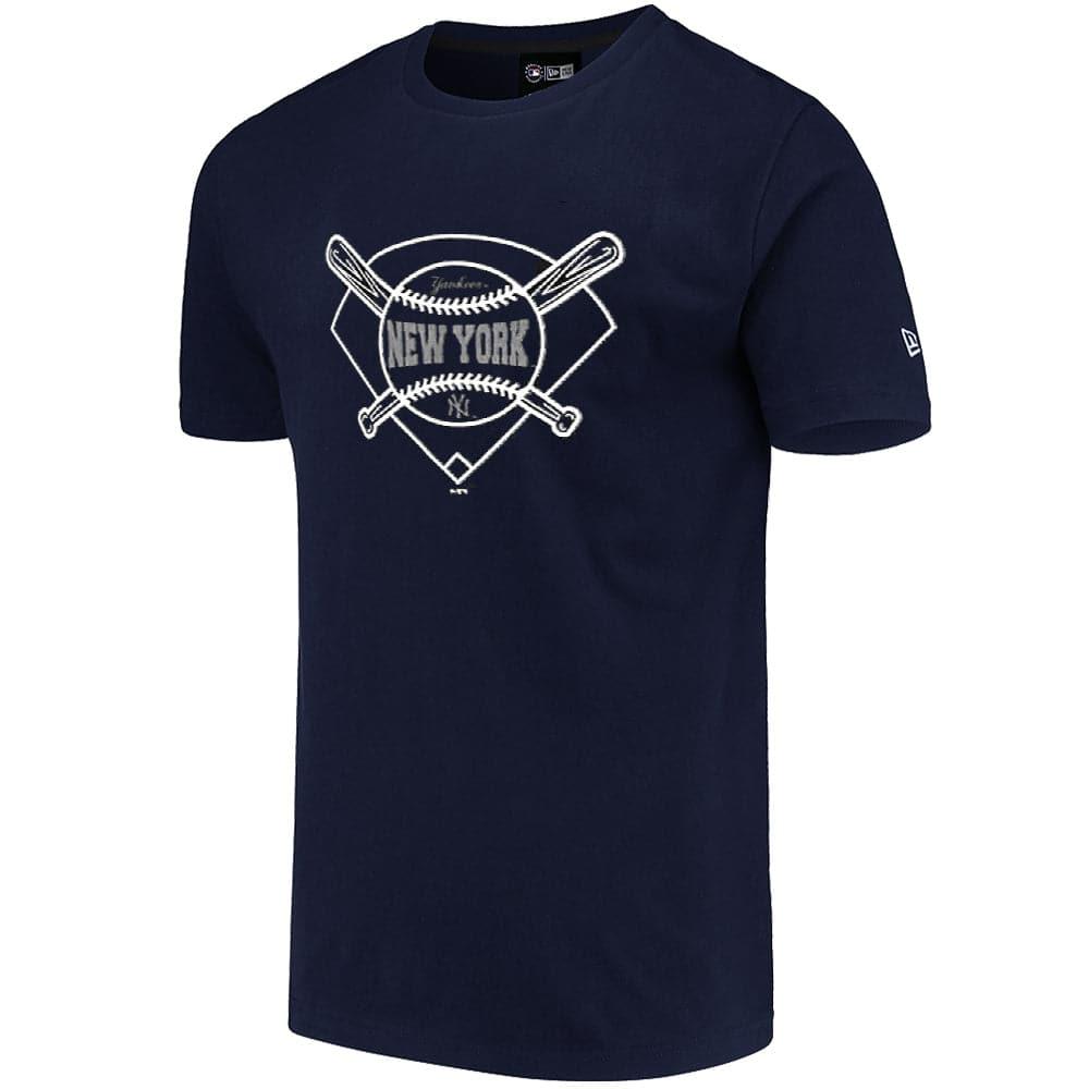 New Era T-Shirts New York Yankees New Era MLB Batter T-Shirt - Navy