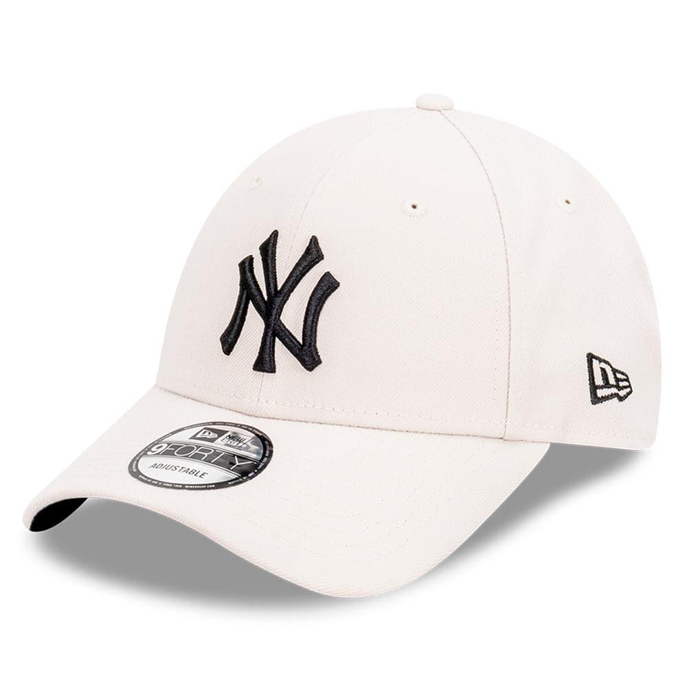 New Era Caps New York Yankees New Era MLB Black Tonal 9FORTY Snapback Curve Hat - Stone
