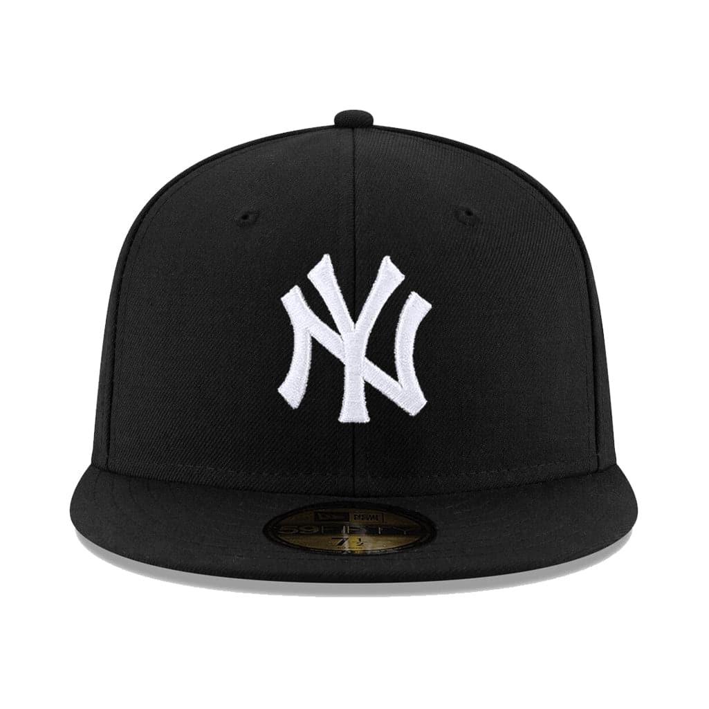 New Era Caps New York Yankees New Era MLB Black & White 59FIFTY Fitted Hat - Black