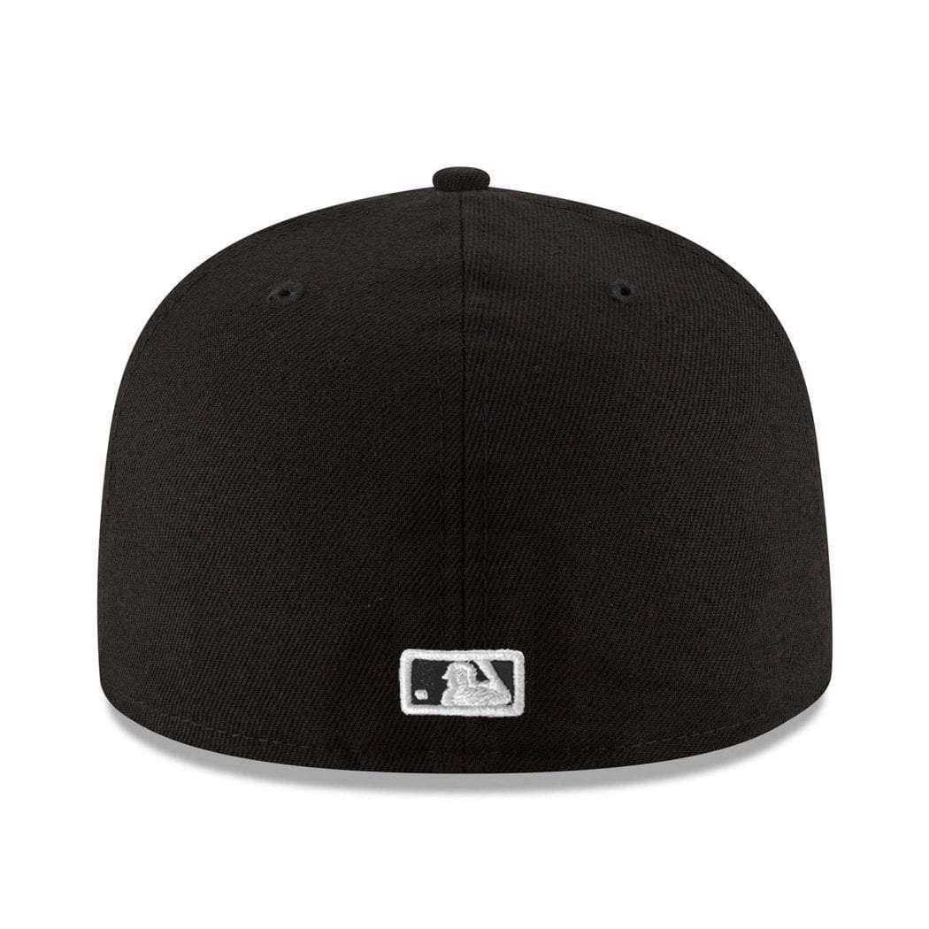 New Era Caps New York Yankees New Era MLB Black & White 59FIFTY Fitted Hat - Black