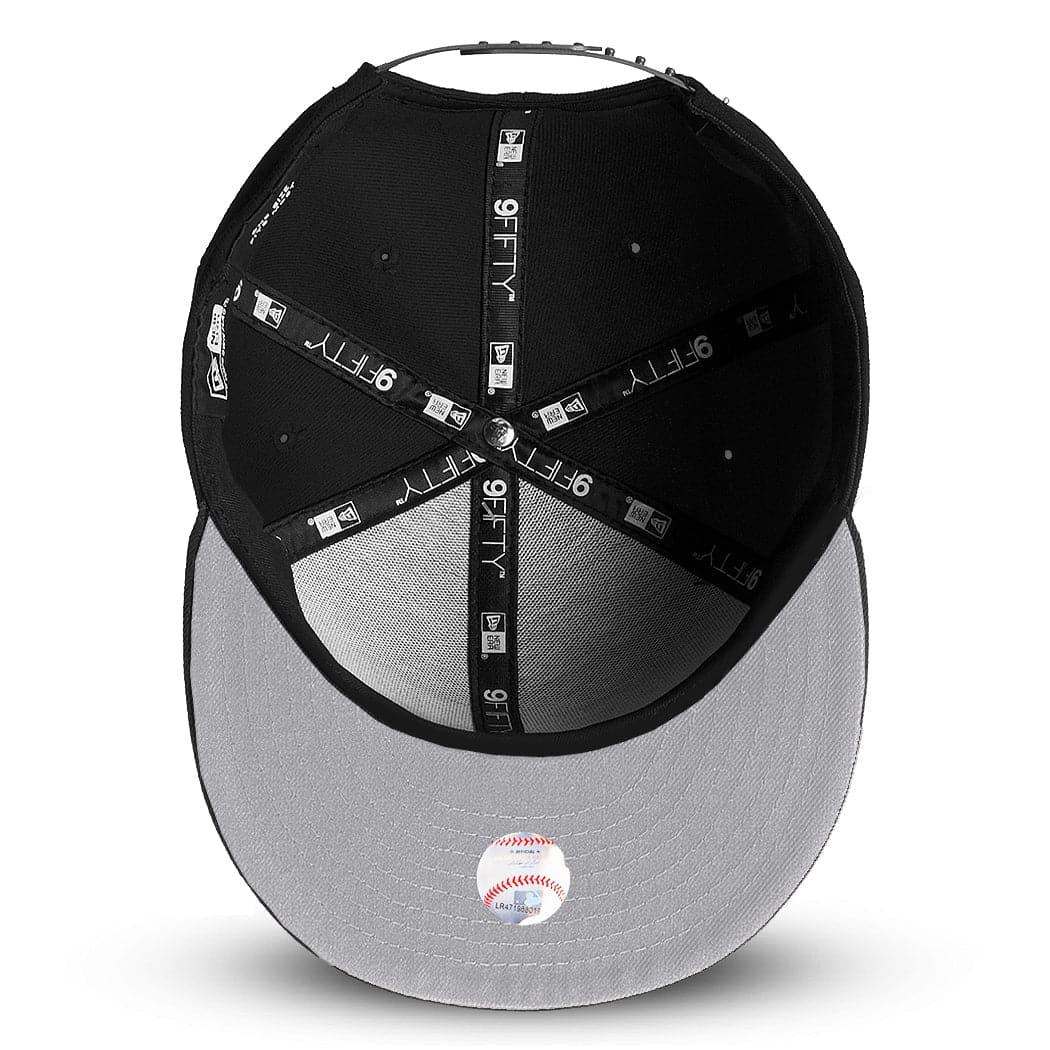 New Era Caps New York Yankees New Era MLB Black & White 9FIFTY Snapback Hat