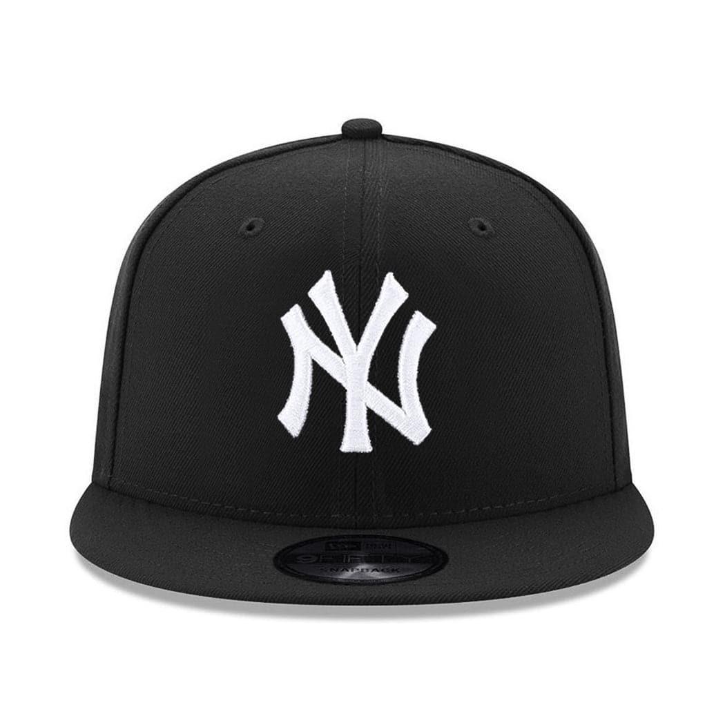 New Era Caps New York Yankees New Era MLB Black & White 9FIFTY Snapback Hat