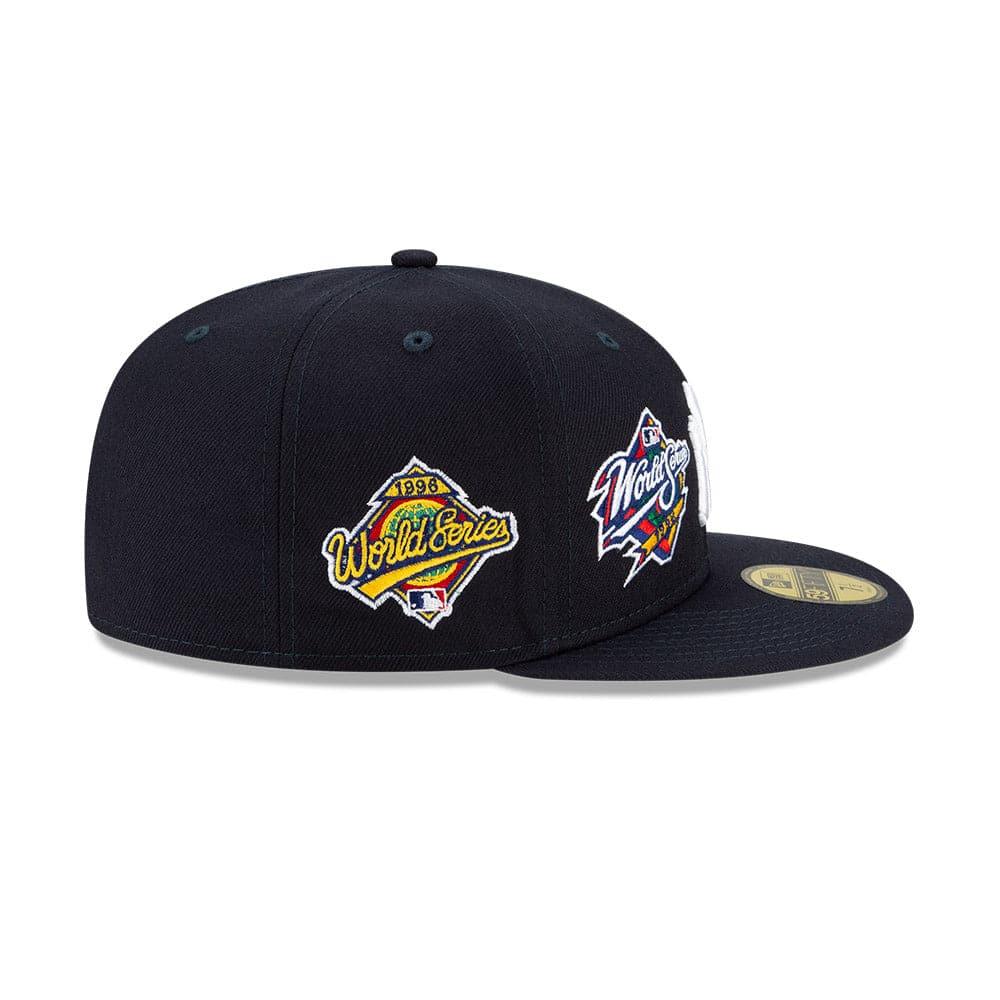 New Era Caps New York Yankees New Era MLB Champions Patch 59FIFTY Fitted Hat - Navy