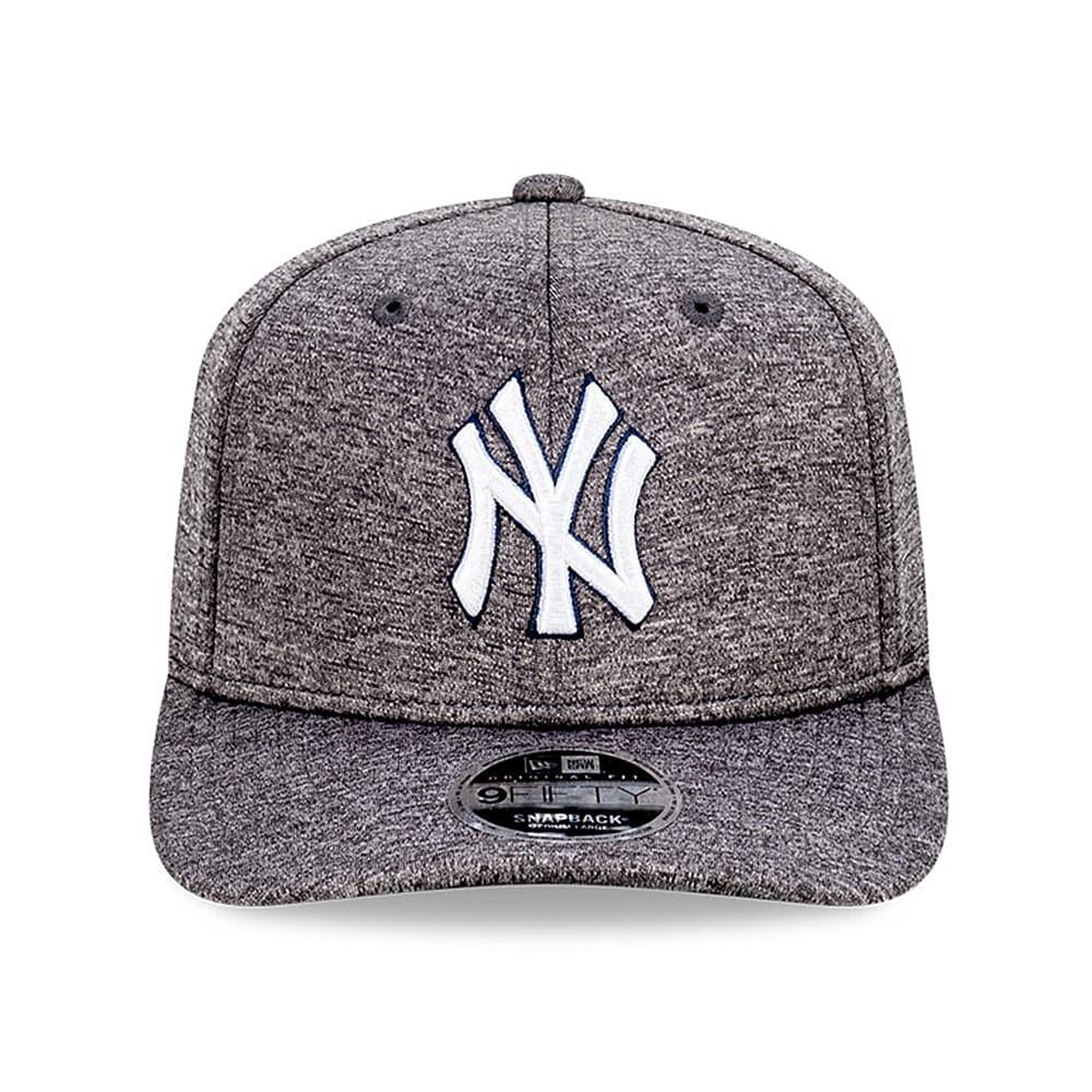 New Era Caps New York Yankees New Era MLB Shadow Tech 9FIFTY Pre-Curved Snapback Hat - Graphite