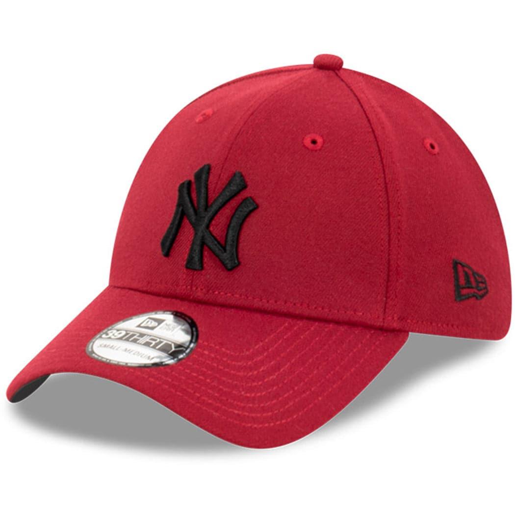 New Era Caps New York Yankees New Era MLB Stone Team 39THIRTY Stretch Fit Hat - Cardinal