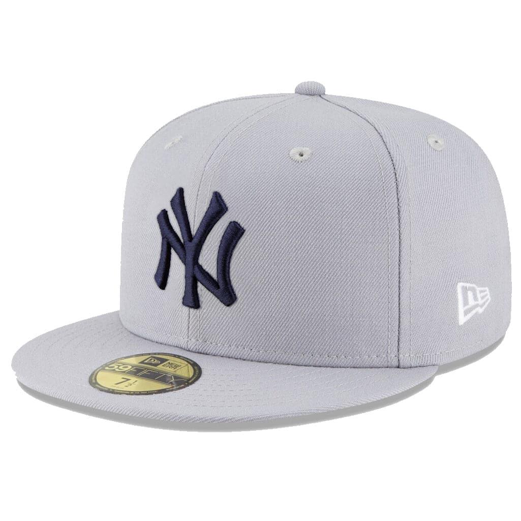 New Era Caps New York Yankees New Era MLB Team 59FIFTY Fitted Hat - Grey