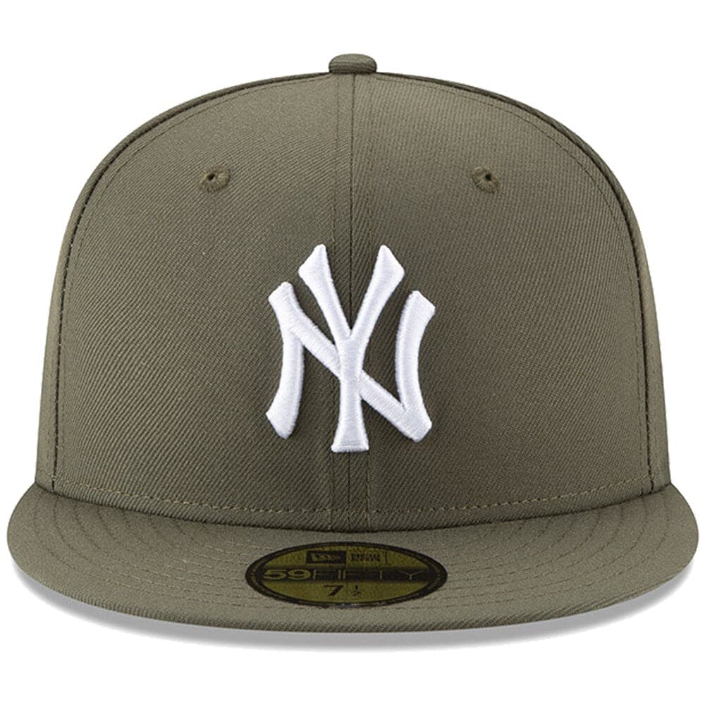 New Era Caps New York Yankees New Era MLB Team 59FIFTY Fitted Hat - Olive