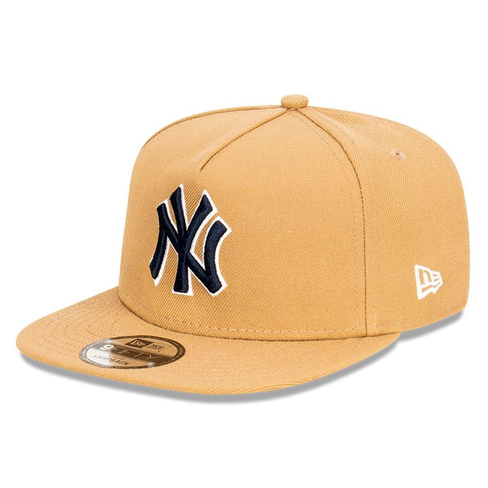 New Era Caps New York Yankees New Era MLB Team 9FIFTY A-Frame Snapback Hat - Khaki