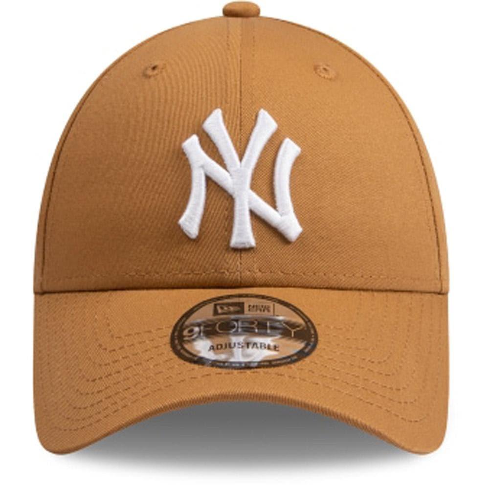 New Era Caps New York Yankees New Era MLB Team 9FORTY Strapback Curve Hat - Wheat
