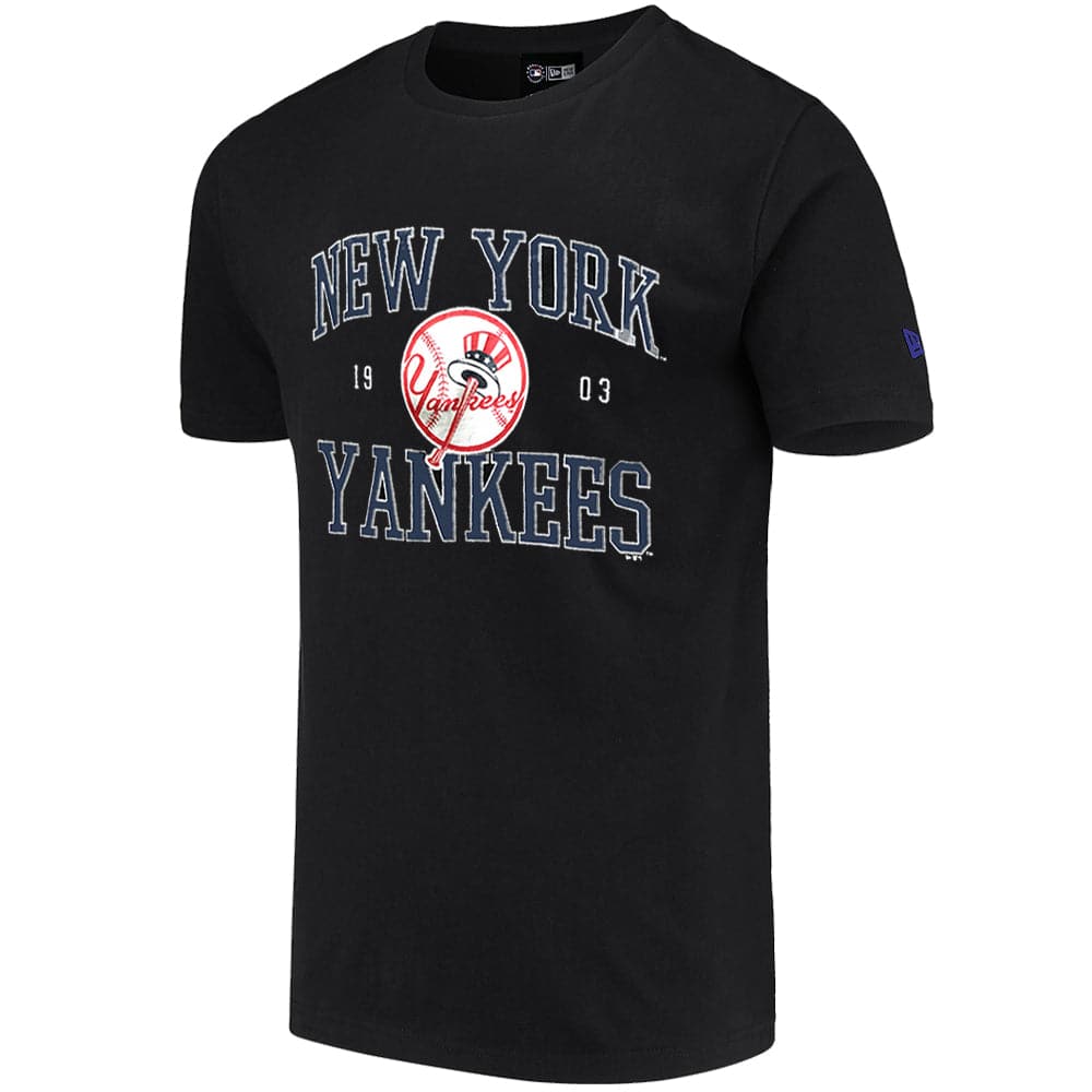 New Era T-Shirts New York Yankees New Era MLB Team Callout T-Shirt - Black