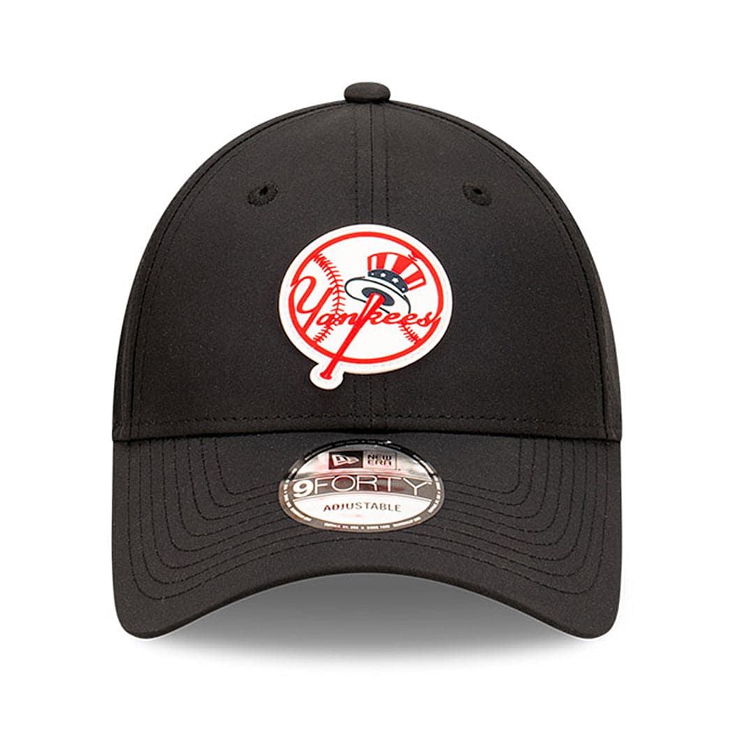 New Era Caps New York Yankees New Era MLB Team Circle Prolite 9FORTY Snapback Hat - Black