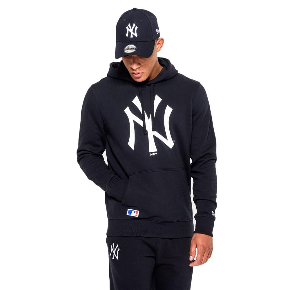 New Era Jumpers New York Yankees New Era MLB Team Logo Hoodie Jumper - Navy