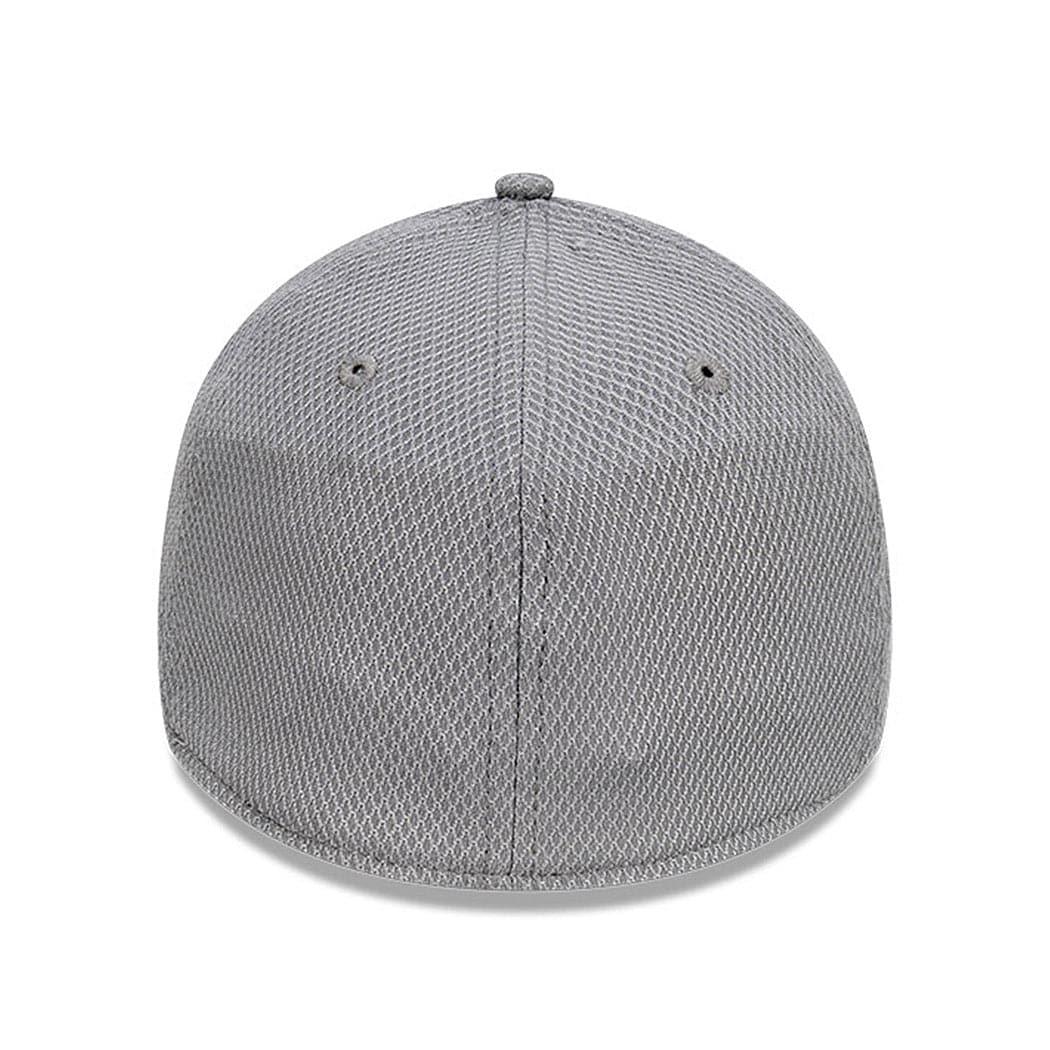 New Era Caps New York Yankees New Era MLB Team Storm Diamond Era 39THIRTY Flex Fiit Curve Hat - Grey