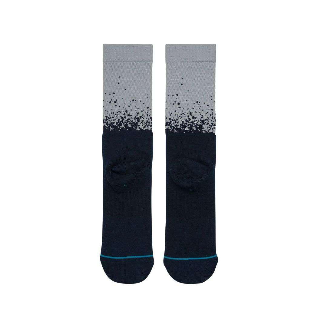 Stance Socks Navy New York Yankees Stance MLB Stadium Fade Crew Socks - Grey
