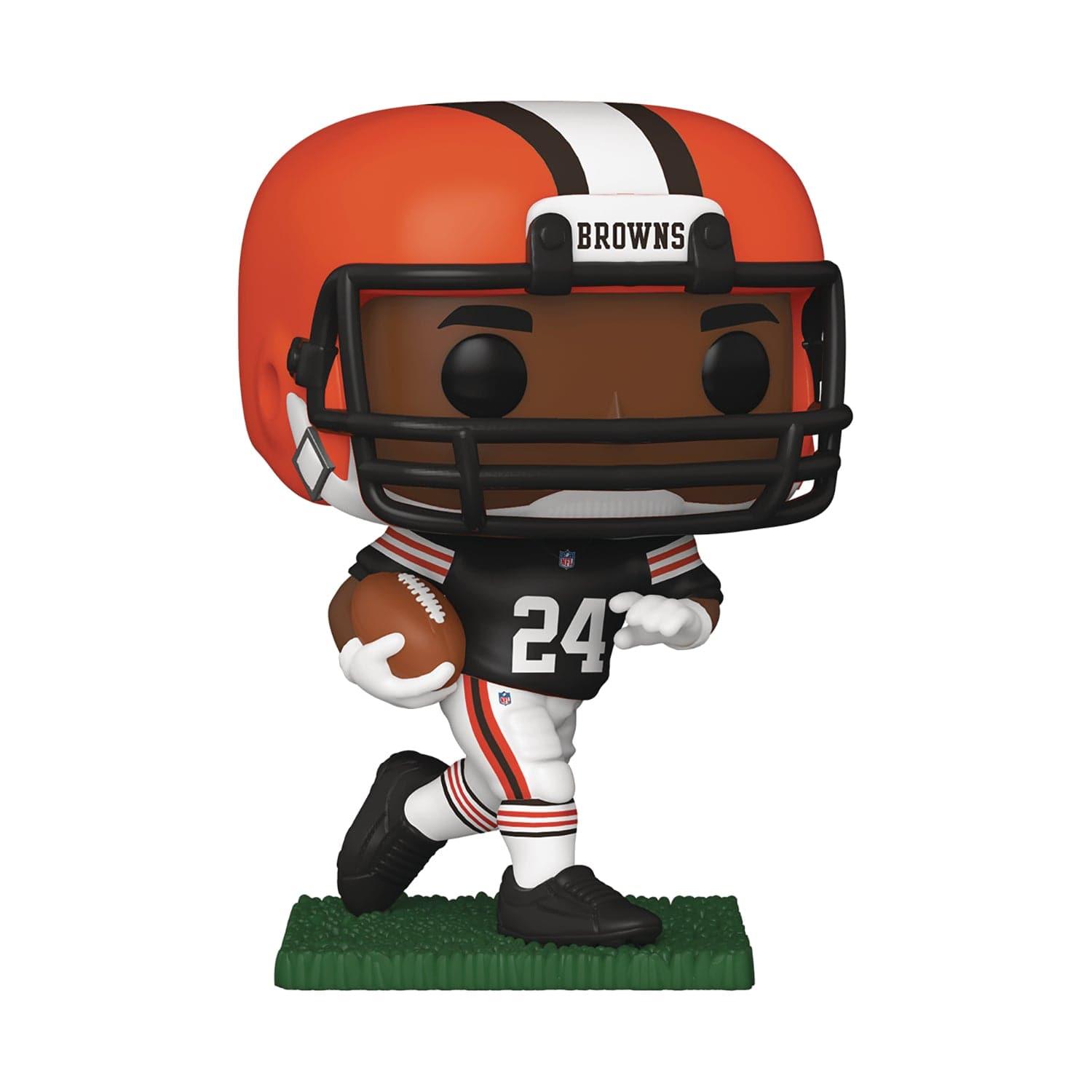 Funko Figures Nick Chubb Cleveland Browns Funko NFL Pop Vinyl 3.75" 140 Figure - Brown