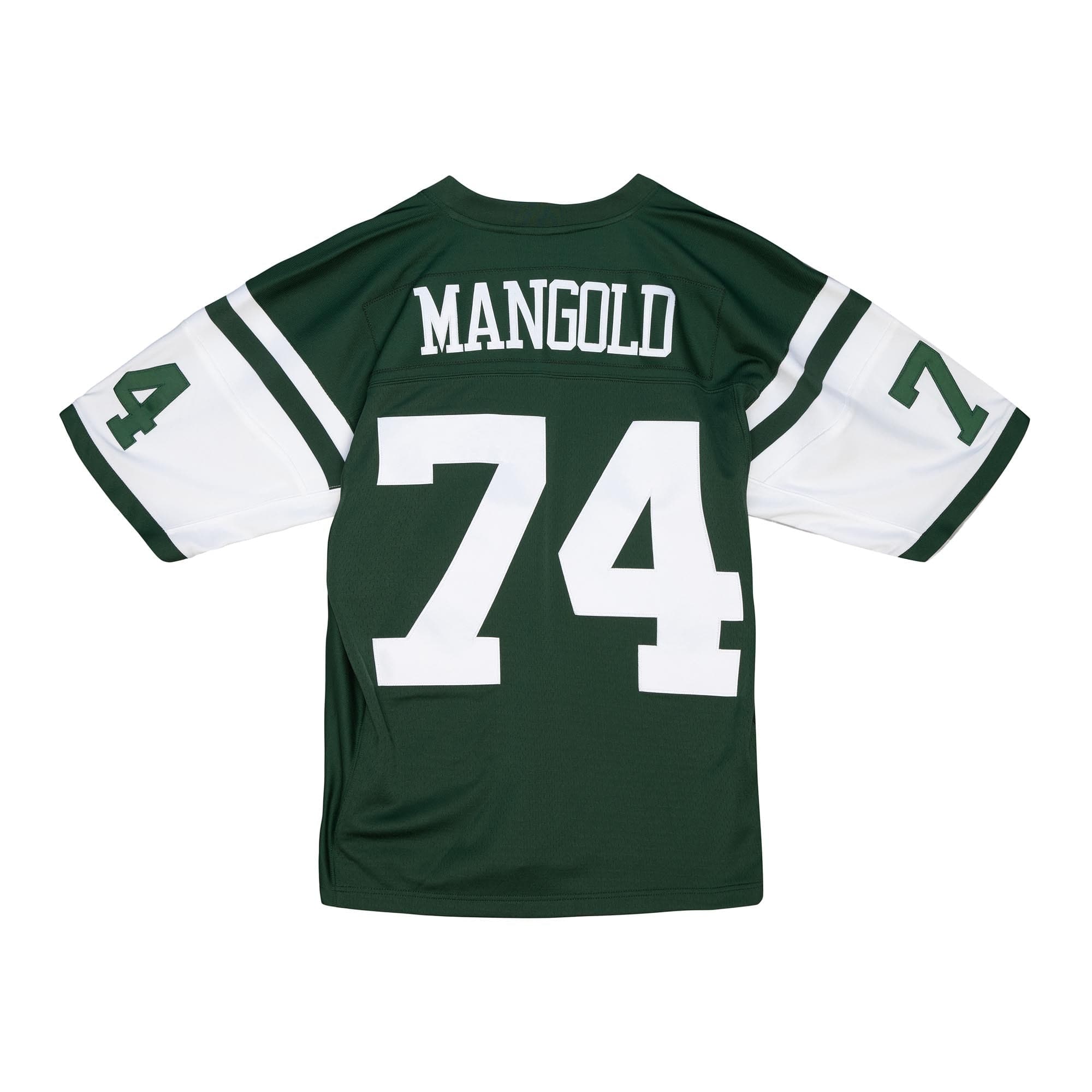 Mitchell And Ness Jerseys Nick Mangold New York Jets 06-07 Mitchell & Ness NFL Throwback Legacy Jersey - Green