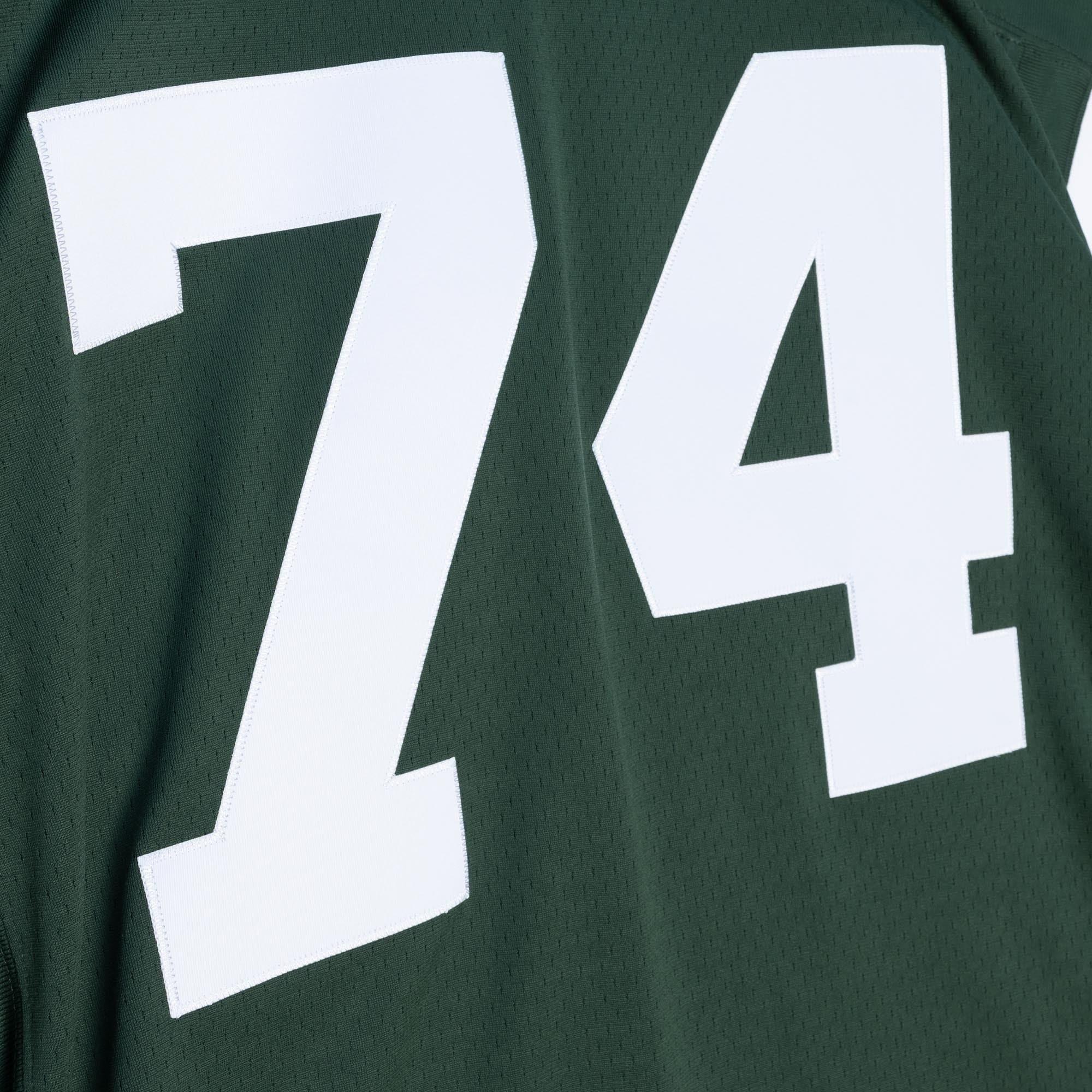 Mitchell And Ness Jerseys Nick Mangold New York Jets 06-07 Mitchell & Ness NFL Throwback Legacy Jersey - Green