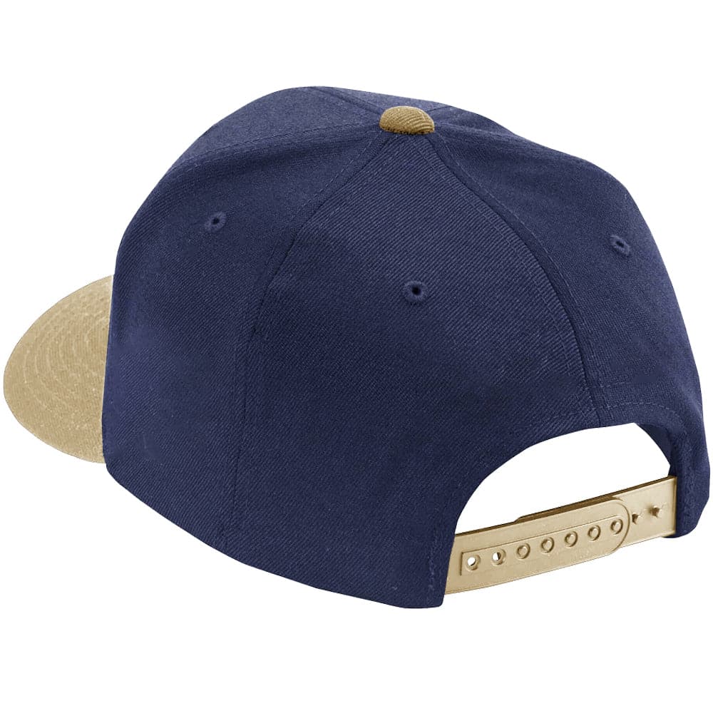 NCAA Branded Caps North Carolina Tar Heals NCAA State Script Freshman Crown Snapback Hat - Navy/Clay