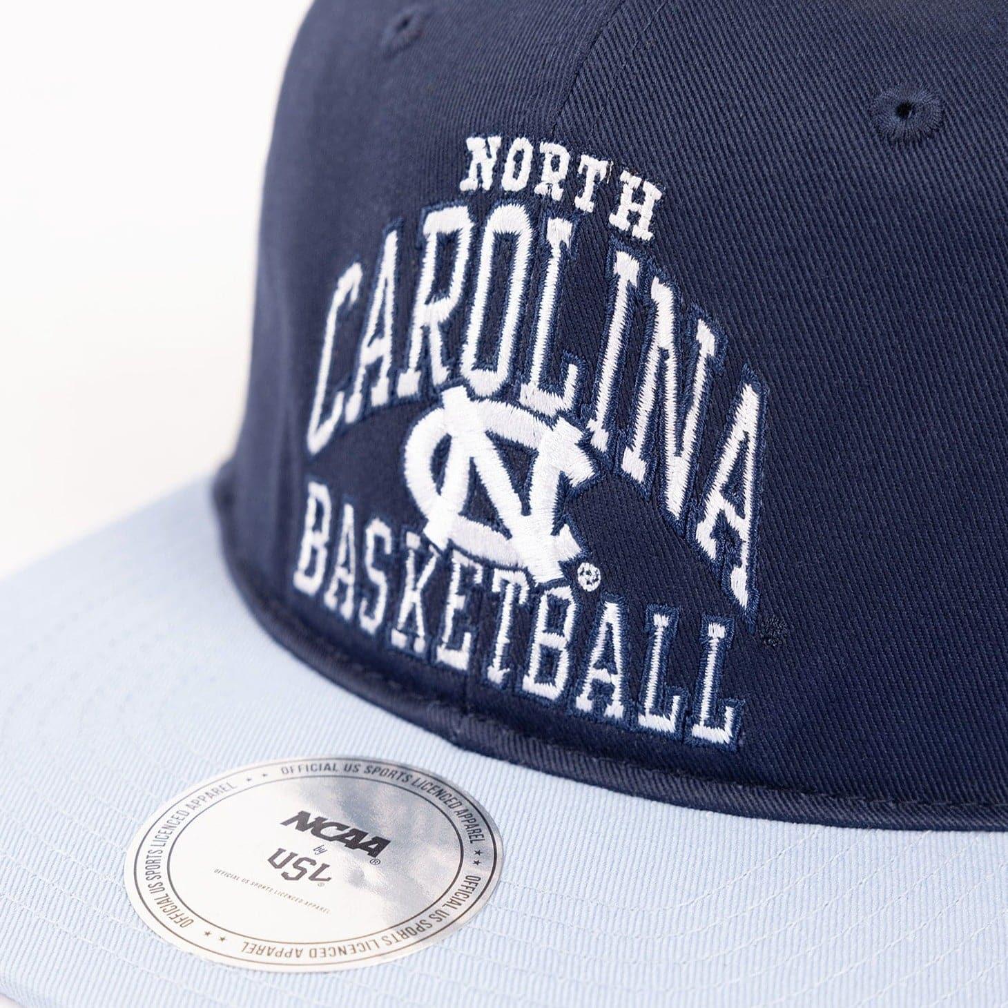 NCAA Branded Caps North Carolina Tar Heals NCAA Team Arch Deadstock Snapback Hat - Navy