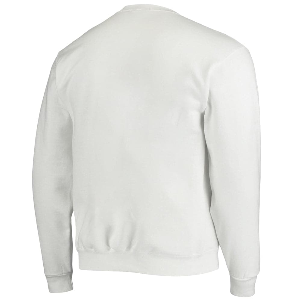 NCAA Branded Jumpers North Carolina Tar Heels NCAA Puff Print Arch Vintage Crew Jumper - Vintage White