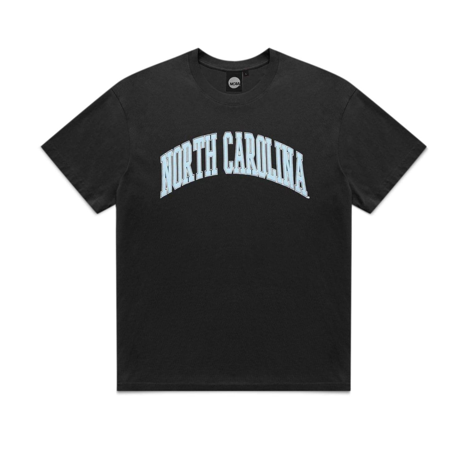 NCAA Branded T-Shirts North Carolina Tar Heels NCAA Wordmark Arch Vintage T-Shirt - Black