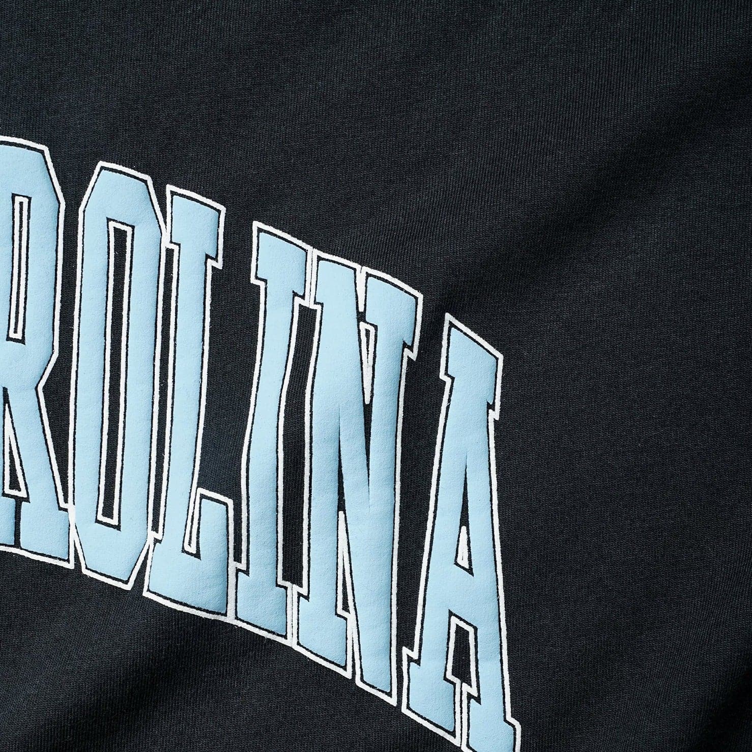 NCAA Branded T-Shirts North Carolina Tar Heels NCAA Wordmark Arch Vintage T-Shirt - Black